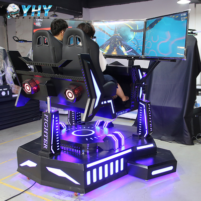 3KW 2 플레이어 VR 게임 머신 3DOF 3 스크린 VR 레이싱 자동차