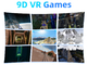 큰 진자 VR 경험은 9D 1080 학위 가상 현실 게임용 시뮬레이터를 게임합니다
