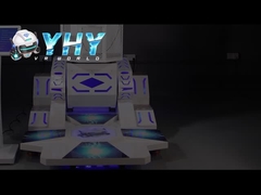 회전하여 VR 360 장치를 세우는 한 개의 겨잣과의 샐러드용 식물 자형 게임 VR 시뮬레이터