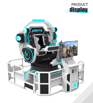 YHY VR UFO 머신 가상 현실 롤러코스터 시뮬레이터 9D 2 5석 360 UFO 머신 게임 장비 제조업체