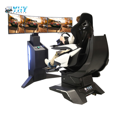 9D VR 실내 놀이공원 F1 시뮬레이터 3 스크린 레이싱 자동차 운전 판매