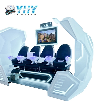 YHY VR 시네마 4석 9D 가상현실 영화 머신 원스톱 프로젝트 게임파크 사용
