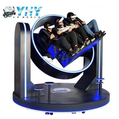 Three Players Rotation Big Size Roller Coaster Virtual Reality Game Simulator Vr Amusement Park Equipment 