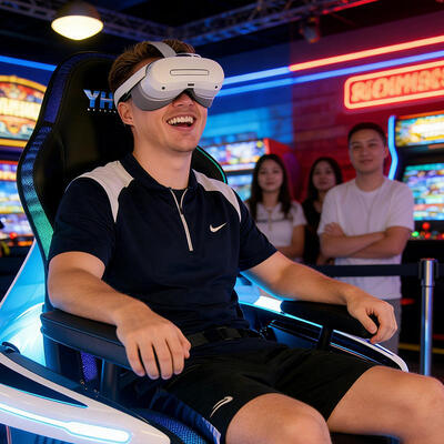 PC-Free Commercial VR Motion Simulator Independently Developed 3-Axis VR Crossing Chair