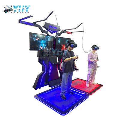VR 360 가상현실 2인칭 전투 플랫폼 금속 및 유리섬유 구조로 실내 쇼핑몰 사용