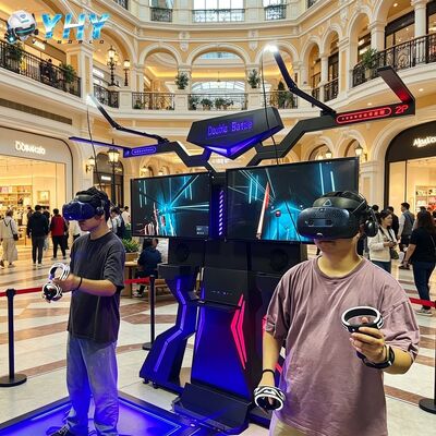 VR 2 대 모션 감지 게임 콘솔 멀티플레이어 온라인 대형 슈팅 천둥 어두운 전장 경험 박물관 장비