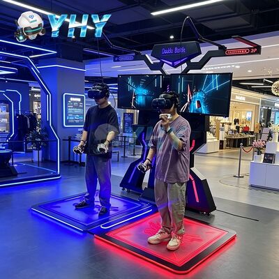광저우 게임파크 중국 배틀게임 2인칭 스페이스 VR FPS 게임 시뮬레이터 VR 아레나