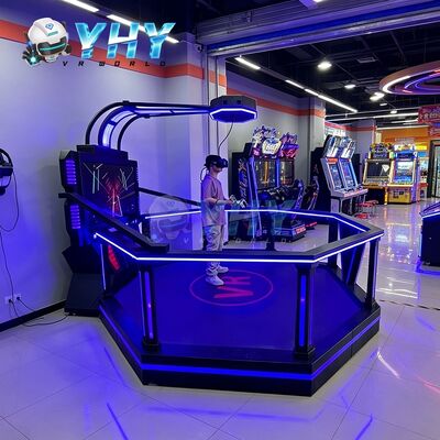 인터랙티브 VR 게임 시뮬레이터 9D 가상현실 1 플레이어 대형 공간 HTC 9D VR 게임 공원 시뮬레이터