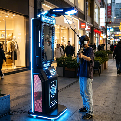VR 게임 센터, 어드벤처 파크, 쇼핑몰, 게이밍 존 사용을 위한 1인용 VR 총격전 시뮬레이터