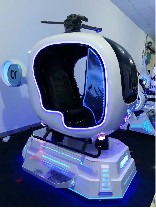 비행 영화와 1500W 헬리콥터 VR 시뮬레이터 9D 주문 제작된 로고