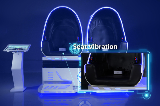 어른과 아이들을 위한 2개 선수 9D VR 알 상영관 멀티 플레이어 가상 현실 의자 시뮬레이터