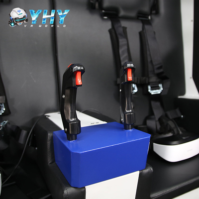 몰입형 이동 VR 시뮬레이터 2 자리 360 급 롤러 코스터 VR 의자