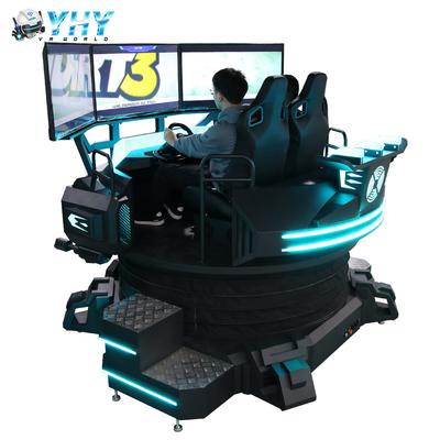 놀이공원은 게임용 시뮬레이터를 운전하여 2 좌석 3DOF VR를 주차합니다