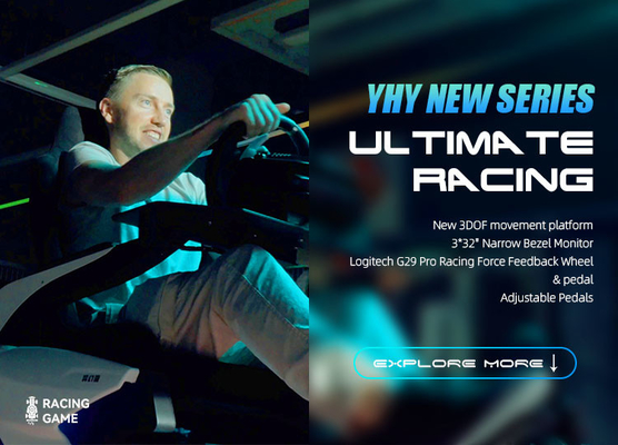 YHY Ultimate Racing 전 알루미늄 합금 VR 레이싱 시뮬레이터