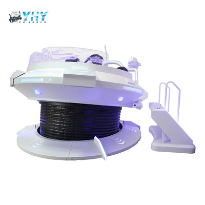 9D VR 우주선 시뮬레이터 가상 현실 회전 UFO 전자 아케이드 게임 기계