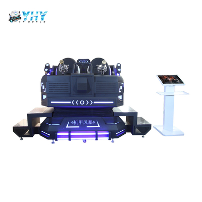 YHY VR 메크 워리어 9D 시네마 2 좌석 VR 영화 촬영 게임 기능 인터랙티브 버튼