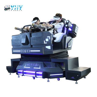 YHY VR 메크 워리어 9D 시네마 2 좌석 VR 영화 촬영 게임 기능 인터랙티브 버튼