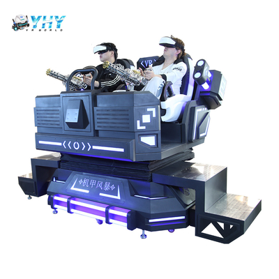 2인용 9D 가상 현실 메크 워리어 VR 게임 시뮬레이터 실내 놀이공원 장비