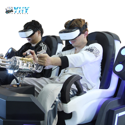 가상 현실 게임 머신 VR 슈팅 9D 시네마 메카 워리어 2인승 아케이드 장비 놀이 공원용