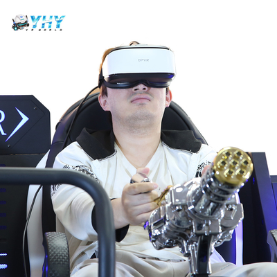 가상 현실 게임 머신 VR 슈팅 9D 시네마 메카 워리어 2인승 아케이드 장비 놀이 공원용