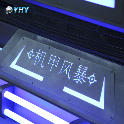YHY VR 메크 워리어 9D 시네마 2 좌석 VR 영화 촬영 게임 기능 인터랙티브 버튼