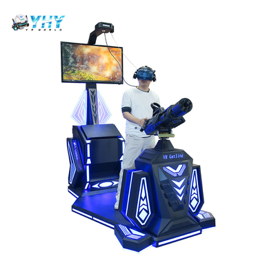 광저우 YHY 9D VR 개틀링 1인용 슈팅 시뮬레이터 격투 건 게임 머신 어드벤처 파크