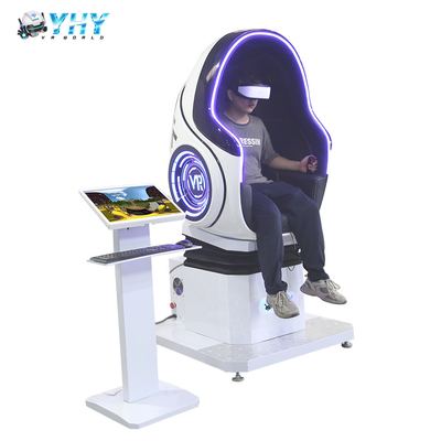 YHY 2 좌석 VR 이중 계란 의자 1 좌석 VR 의자 시뮬레이터 9D 게임 기계 공장 가격