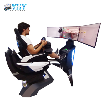 9D VR 실내 놀이공원 F1 3 화면 레이싱카 시뮬레이터
