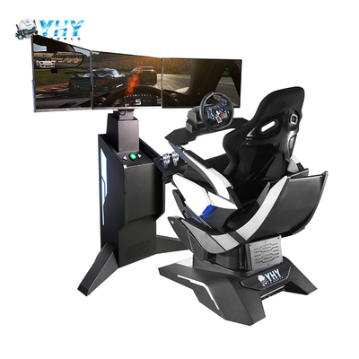 9D VR 실내 놀이공원 F1 3 화면 레이싱카 시뮬레이터
