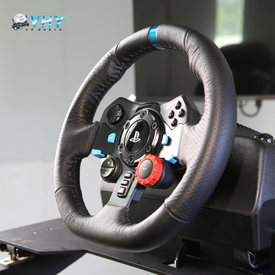 9D VR 실내 놀이공원 F1 3 화면 레이싱카 시뮬레이터