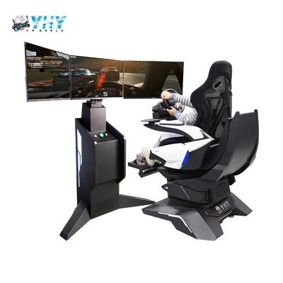 회전 동적 시뮬레이터 3 DOF 3 화면 모션 자동차 경주 운전 게임 기계