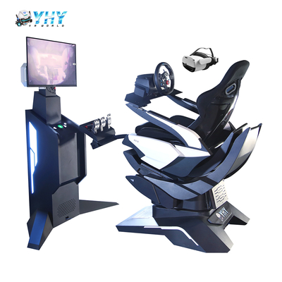 9d VR 레이싱 가상 현실 3DOF 아케이드 3 스크린 VR 레이싱 시뮬레이터
