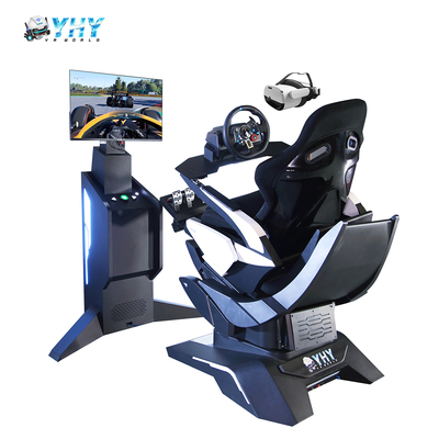 9d VR 레이싱 가상 현실 3DOF 아케이드 3 스크린 VR 레이싱 시뮬레이터