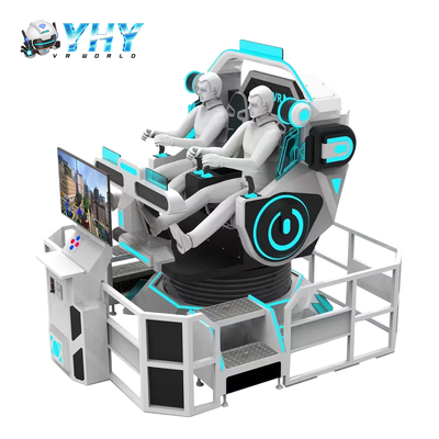 광저우 YHY VR 롤러코스터 2인승 미니 UFO 회전 시뮬레이터 실내 놀이공원