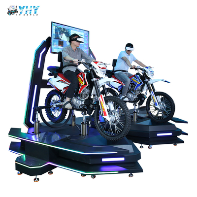 게임 센터 가상 현실 장비 VR 모션 레이싱 시뮬레이터 모토 더블 VR 오토바이
