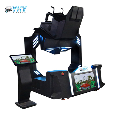 VR 9D 360 720도 가상현실 회전 시뮬레이터 동적 의자 롤러코스터 비행 모션 단일 좌석 게임 기계