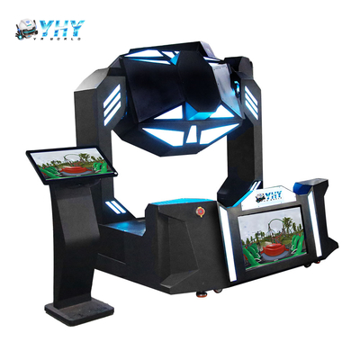 9D VR 360 720 시뮬레이터 가상 현실 게임 롤러코스터 어트랙션 아케이드 머신 (4점식 안전 벨트 포함)