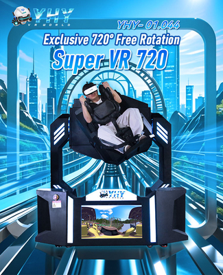 VR 롤러코스터 32인치 스크린 720도 시뮬레이터 롤러코스터 비행 경험 기계 실내 게임파크