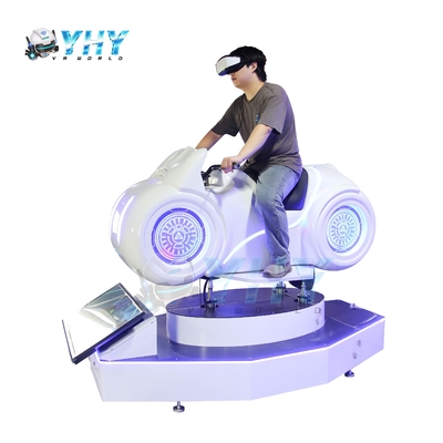 화이트 모터사이클 시뮬레이터 아케이드 게임 머신 9D Vr 모터사이클