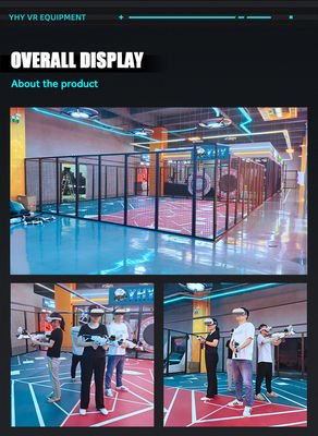 빅 스페이스 실내 VR 촬영 시뮬레이터 무료 걷고 로밍 멀티 플레이어 아레나