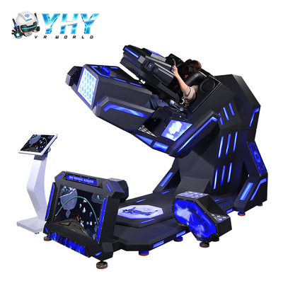 VR 360 롤러코스터 VR 비행 시뮬레이터 레이싱 싱글 체어 슈팅 게임 머신 가상 현실 테마파크 장비