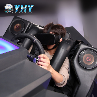 9D VR 시뮬레이터 가상 현실 멀티플레이어 레이싱 게임 360도 회전 롤러코스터