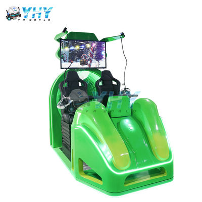 트윈 시트 VR 시뮬레이터 유리 섬유 스포츠 공원 & 공항 적합 VR 시네마 시뮬레이터