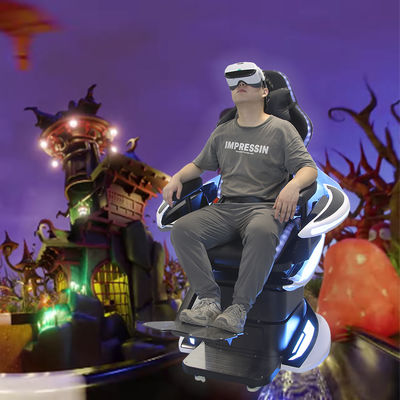 Amusement Part Virtual Reality Simulator 360 Degree Rotation Vr 9D Cinema Single Seat