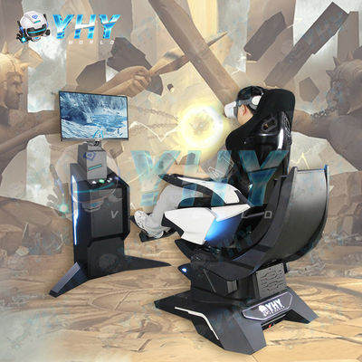 Hot Sale 9D Virtual Reality VR 360 Motion Simulator Single Rotating Chair Game Machine for VR Theme Park
