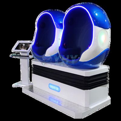 2자리 실내 VR 가상 현실 계란 의자 9D 놀이 공원 어린이 영화 게임 기계용 승차