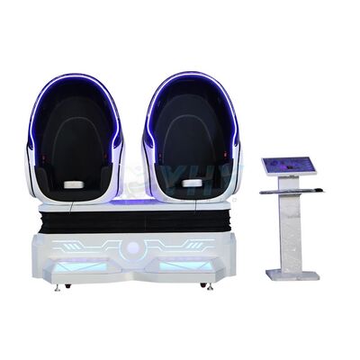 광저우 공장 VR 놀이공원 장비 9D VR 2인승 에그 체어 게임 머신