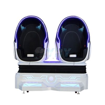 고품질 더블 플레이어 롤러코스터 시뮬레이터 9d 에그 9d VR 시네마 돈 벌기