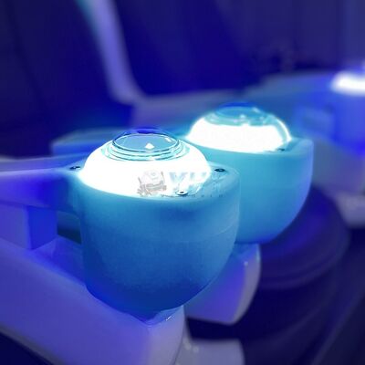 실내 9D VR 시네마 의자 멀티플레이어 슈팅 게임 쇼핑몰용 4인승 VR 테마파크