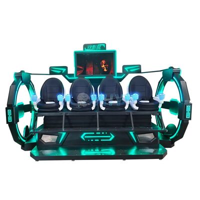 실내 테마파크 4인승 9D VR 시네마 시뮬레이터 5D 7D 9D 시네마 가상 현실 게임 머신